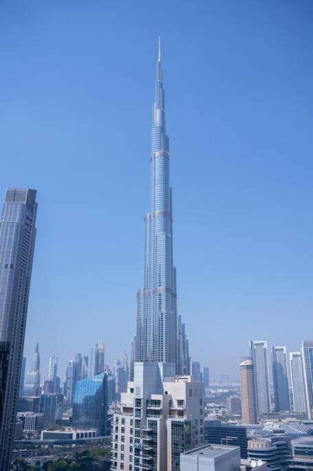 Апартаменты Luxury Burj Khalifa View - Mins Walking Dubai Mall Экстерьер фото